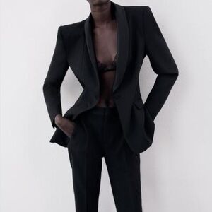 Zara Elegant Black Women's Tuxedo